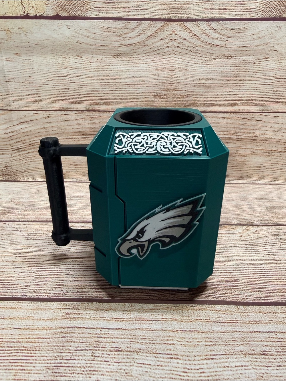 Philadelphia Eagles Mjolnir Inspired Drink Koozie 3D Printed Thor’s Hammer